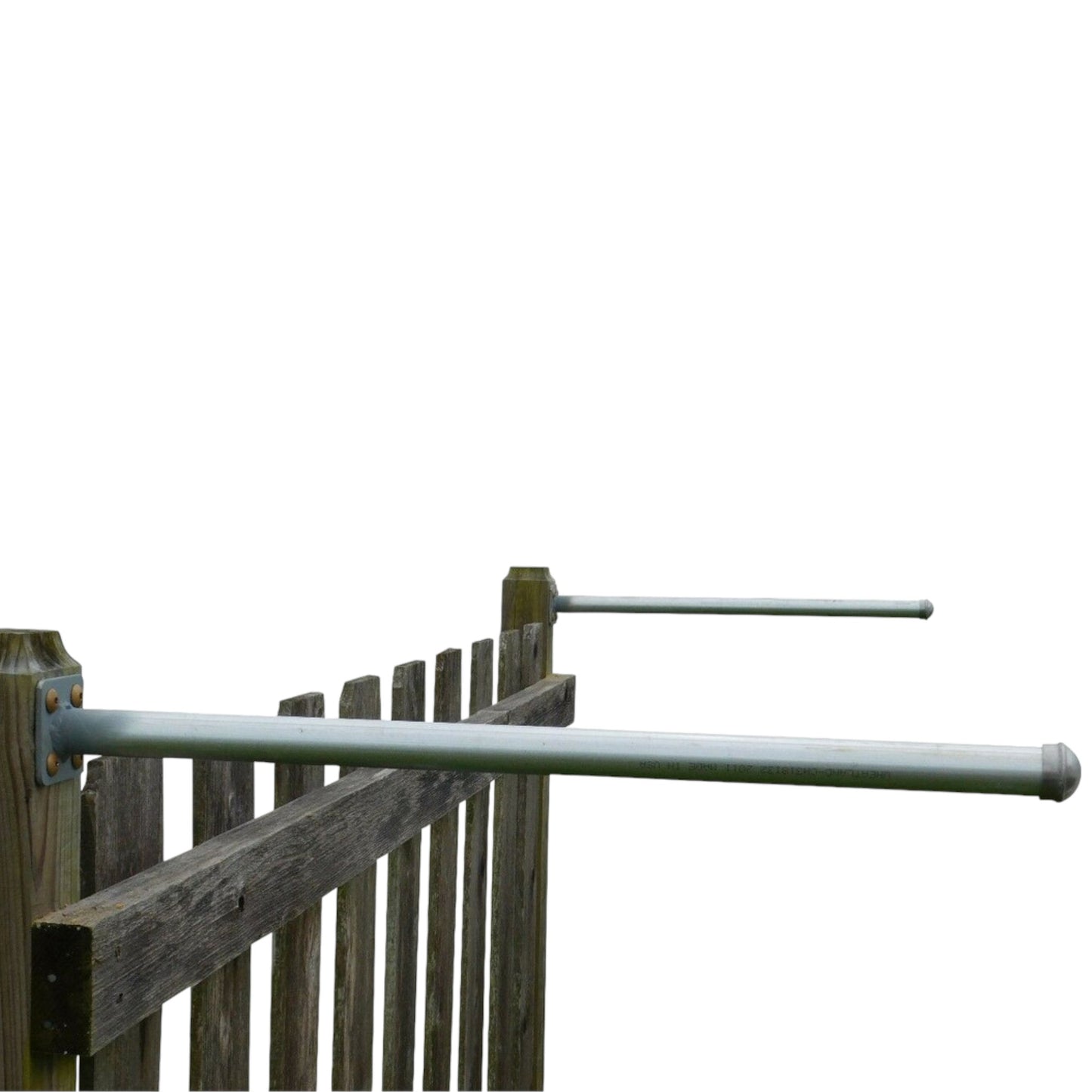 Extend-A-Post 1-3/8" OD Pipe Extensions 2' Long - Flat Mount - Horizontal - 6 Pack