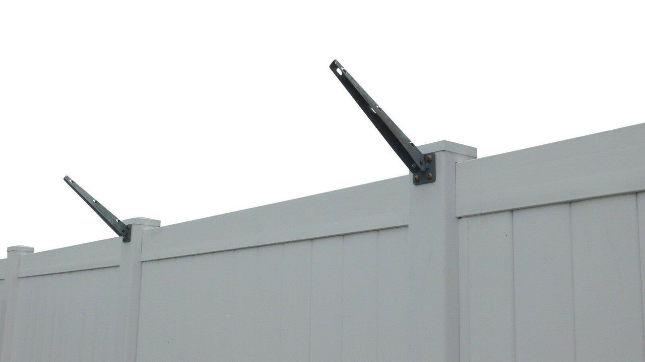 Extend-An-Arm Barbwire Extensions 1' Long - 45 Degree - Flat or Surface Mount - 6 Pack