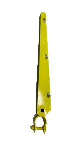 Extend-An-Arm - Barbwire Arm Extension - Safety Yellow - Fits with 1-3/8"Top Rail - 9 Pack