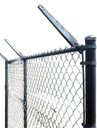Extend-An-Arm by Extend-A-Post Barbwire Arm Extension - Welded 1-3/8" Hinge - Install onto 1-3/8" Top Rail Only - Made in America - Set of 9