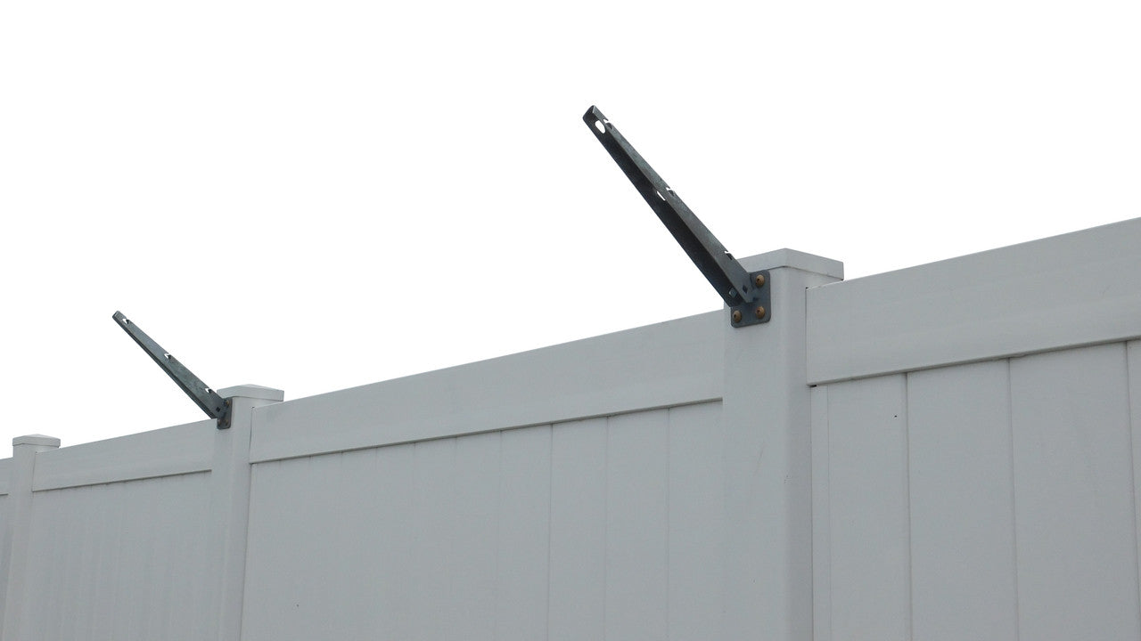 Extend-An-Arm Barbwire Extension 1' Long - Flat Mount - 45 Degree - 10 Pack