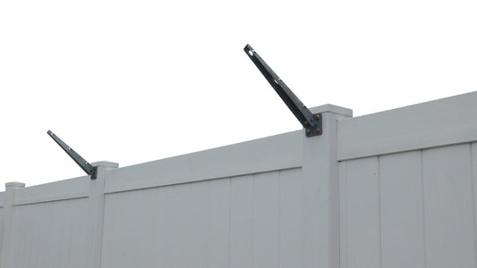 Extend-An-Arm Barbwire Extensions 1' long - 45 Degree - Flat or Surface Mount - 2 Pack