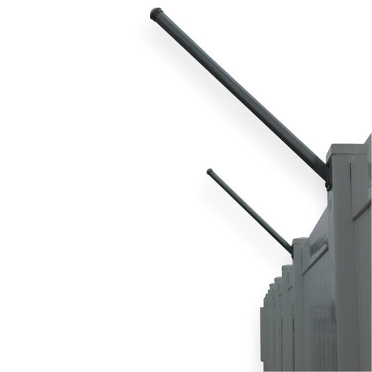 Extend-A-Post 1-3/8" OD Pipe Extension 2' Long - Flat Mount - 45 Degree -6 Pack