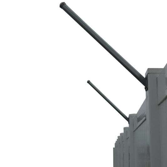 Extend-A-Post 1-3/8" OD Pipe Extension 2' Long - Flat Mount - 45 Degree - 10 Pack