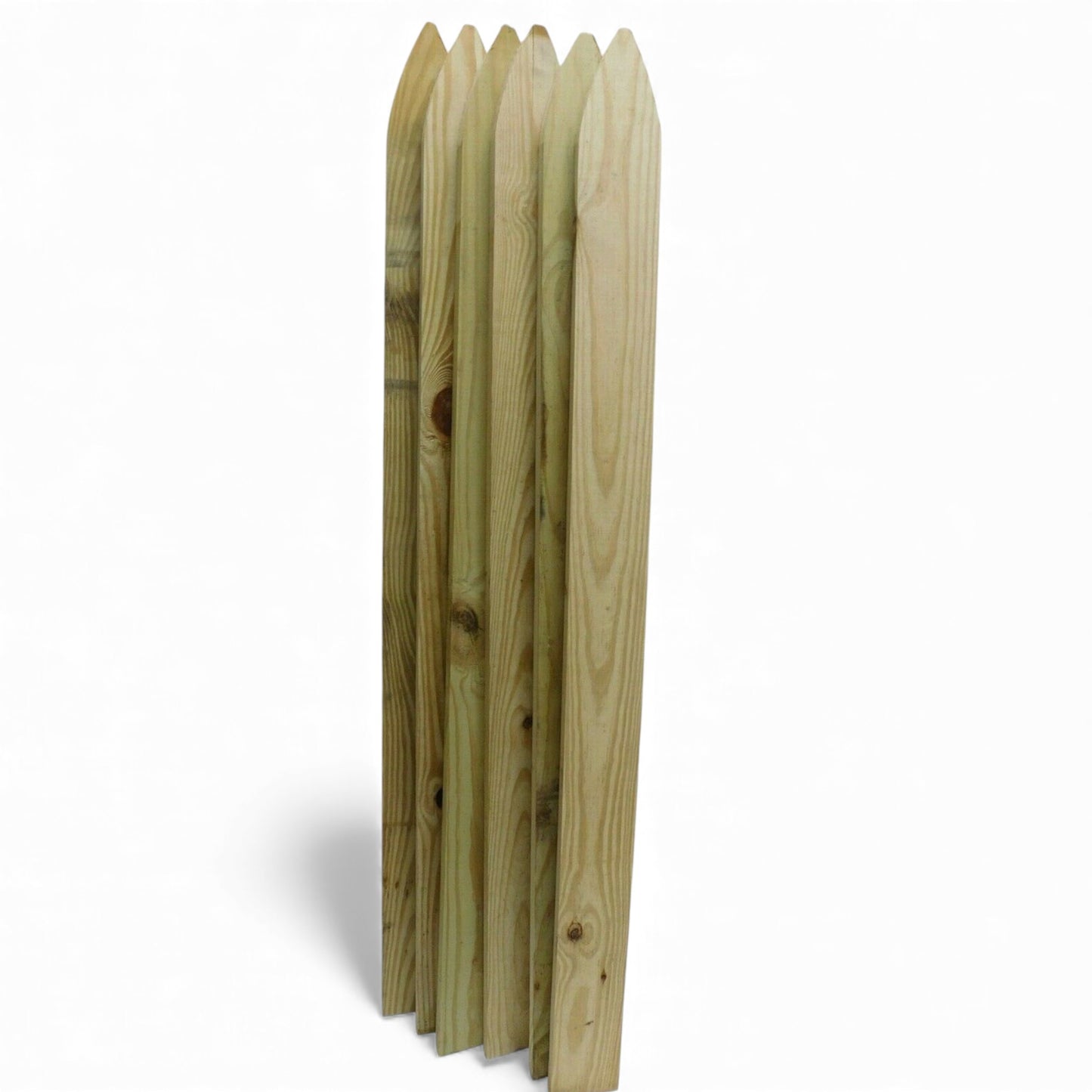 Picket Wood Treated Southern Yellow Pine - 1" x 4" x 4' - Stockade - 6 Packs