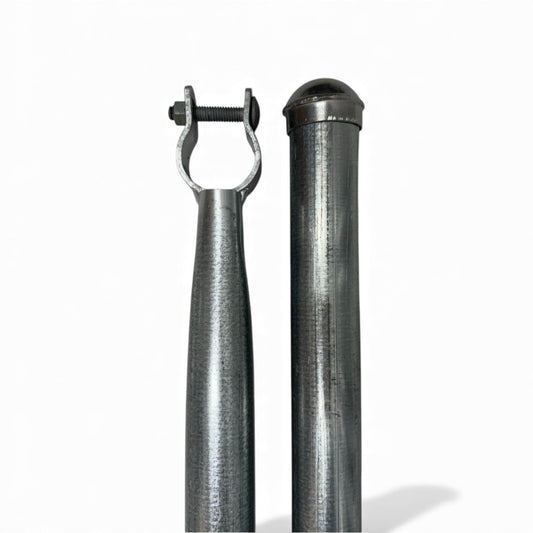 Extend-A-Post Post Extension - Size 1-5/8" Outside Diameter Pipe - Install onto 1-5/8" Top Rail Only - 2' Long - Made in America (Set of 9)