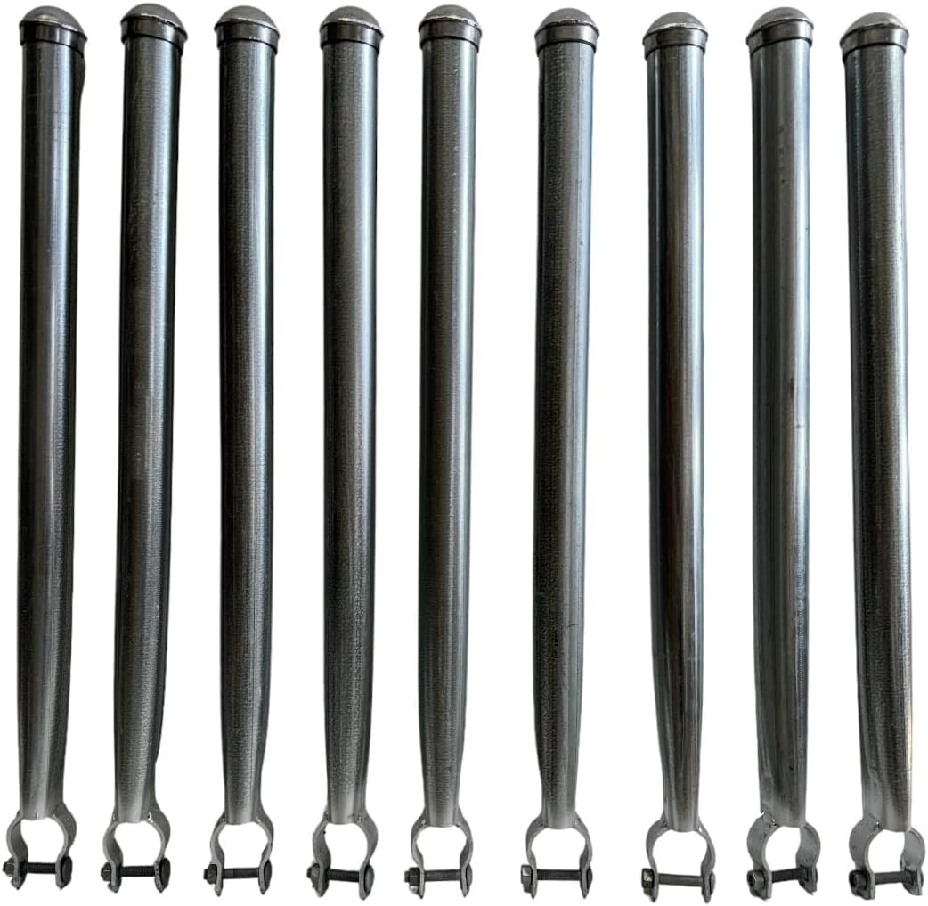 Extend-A-Post Post Extension for 1-3/8" Top Rail (18) - 1-5/8" O.D. Pipe - Install onto 1-3/8" Top Rail Only - Set of 18