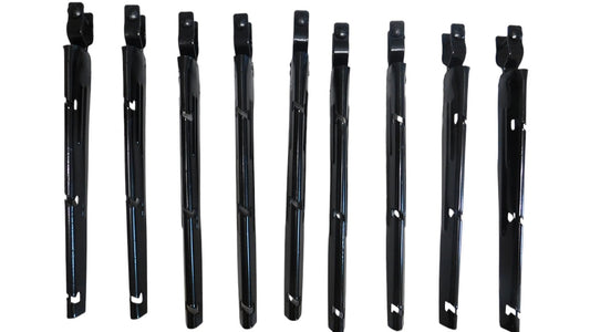 Extend-An-Arm - Barbwire Arm Extension -BLACK Use With 1-3/8"Top Rail - 9 Pack