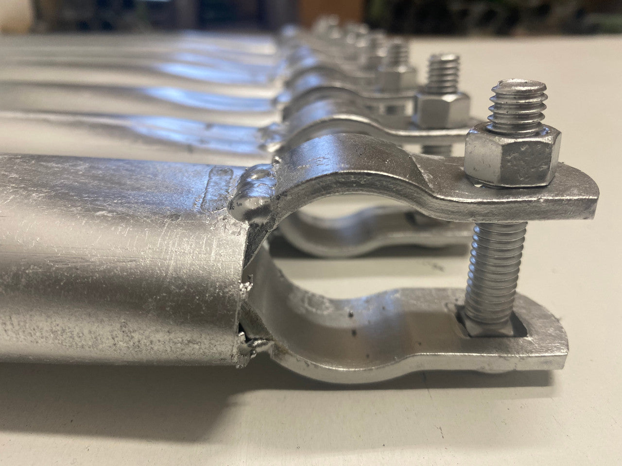 Extend-A-Post 1-5/8" OD Pipe Extension 1' Long - Use With 1-5/8" Top Rail - 9 Pack