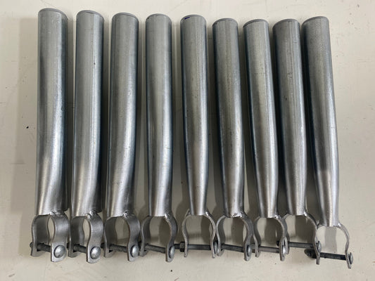 Extend-A-Post 1-5/8" OD Pipe Extension 1' Long - Use With 1-5/8" Top Rail - 9 Pack